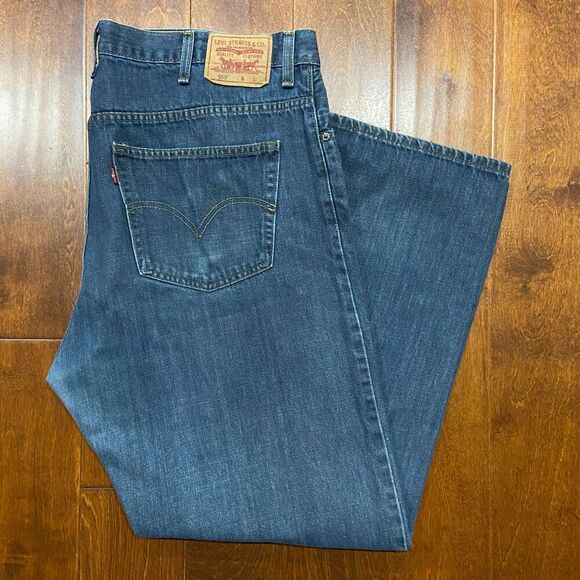 Levi's 559 Y2K Relaxed Straight Leg Denim Blue Jeans Y2K Men's Size 44 x 32 - Picture 11 of 11